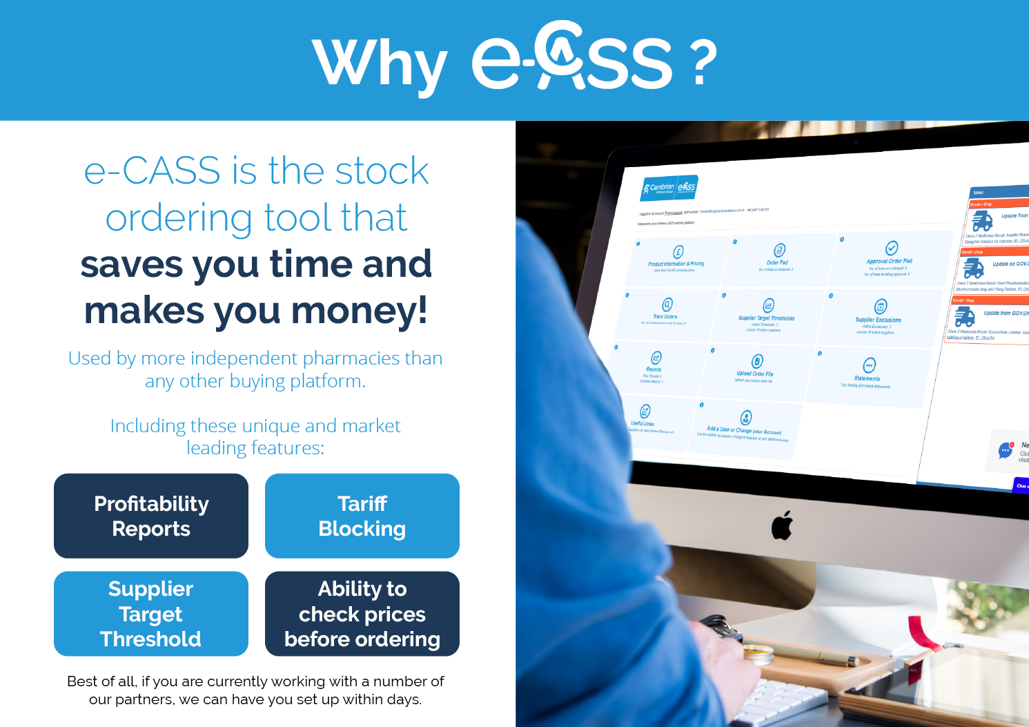 Take the complexity and monotony out of purchasing medicines.
